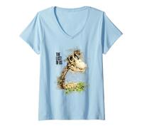 Mujer The Last of Us Dinosaur Skeleton Illustration Video Game Camiseta Cuello V