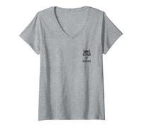 Mujer The Last of Us W.L.F. Wolf Front and Back Video Game Camiseta Cuello V