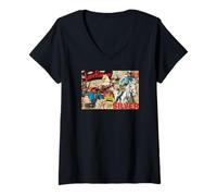 Mujer The Lone Ranger Silver Rides Collage Camiseta Cuello V