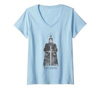 Mujer The Lord of The Rings Aragorn Map Fellowship Camiseta Cuello V