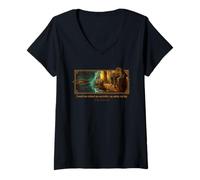 Mujer The Lord of The Rings Epic Journey Boromir My King Camiseta Cuello V