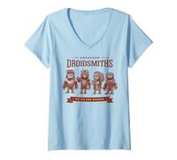 Mujer The Mandalorian and Grogu Anzellan Droidsmith Fix The Broken Camiseta Cuello V