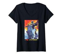 Mujer The Mandalorian and Grogu AT-RT Escape Mando & Grogu Poster Camiseta Cuello V