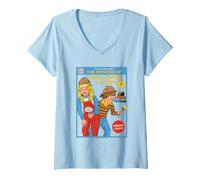 Mujer The Mystery Of Sarcastic Retro Vintage Funny Adult Humor Camiseta Cuello V