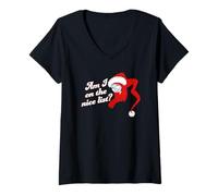 Mujer The Nightmare Before Christmas Nice List Camiseta Cuello V