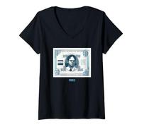 Mujer The Office Schrute Buck Currency Camiseta Cuello V