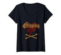 Mujer The Offspring Official Screaming Skull Camiseta Cuello V