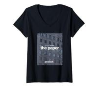 Mujer The Paper Logo Camiseta Cuello V