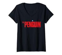 Mujer The Penguin Logo Camiseta Cuello V
