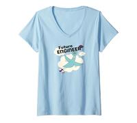 Mujer The Pigeon Future Engineer Camiseta Cuello V