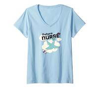 Mujer The Pigeon Future Nurse Camiseta Cuello V