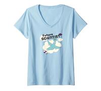Mujer The Pigeon Future Scientist Camiseta Cuello V