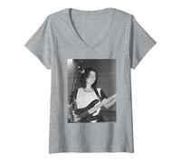Mujer The Pixies Kim Deal en la Lectura Donde está mi Mente 1990 Camiseta Cuello V