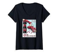 Mujer The Seven Deadly Sins Ban The Sin of Greed Anime Camiseta Cuello V