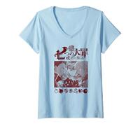 Mujer The Seven Deadly Sins Revival of The Commandments Anime Camiseta Cuello V