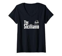 Mujer The Siciliano Camiseta Cuello V