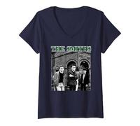 Mujer The Smiths Morrissey Band Salford Lads Club Stephen Wright Camiseta Cuello V, Azul Marino, L