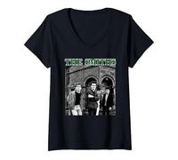 Mujer The Smiths Morrissey Band Salford Lads Club Stephen Wright Camiseta Cuello V, Negro, XL