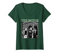 Mujer The Smiths Morrissey Band Salford Lads Club Stephen Wright Camiseta Cuello V, Verde Bosque, L