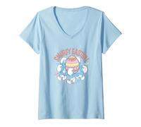 Mujer The Smurfs Easter Smurfy Easter Egg Hunt Camiseta Cuello V