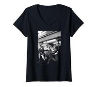 Mujer The Specials: Too Much Too Young, Banda de Ska Bicolor 1980 Camiseta Cuello V