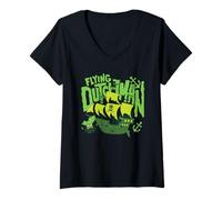 Mujer The Spongebob Movie Flying Dutchman Ghost Ship Cartoon Camiseta Cuello V