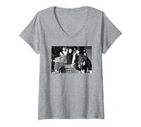 Mujer The Stranglers No More Heroes Peaches Punk Band 1977 Camiseta Cuello V