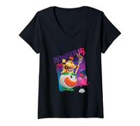 Mujer The Super Mario Galaxy Movie Bowser Jr. Takes Over Camiseta Cuello V