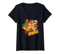 Mujer The Super Mario Galaxy Movie Bowser Unstoppable Camiseta Cuello V