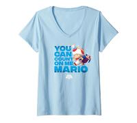 Mujer The Super Mario Galaxy Movie Toad Count On me In The Stars Camiseta Cuello V