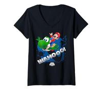 Mujer The Super Mario Galaxy Movie Wahoo Star Ride Journey Camiseta Cuello V