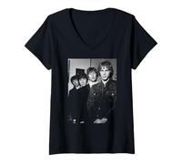 Mujer The Troggs Wild Thing Band Foto 1967 Camiseta Cuello V