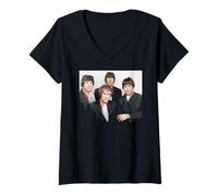 Mujer The Troggs Wild Thing Band Foto 1968 Camiseta Cuello V