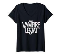 Mujer The Vampire Lestat Logo Dark Camiseta Cuello V