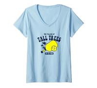 Mujer The Village of Tall Trees, TV, FL, EE. UU., diseño de pickleball Camiseta Cuello V