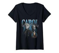 Mujer The Walking Dead - Daryl Dixon Carol Homage Camiseta Cuello V