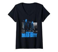 Mujer The Walking Dead - Dead City Mono Pose Camiseta Cuello V