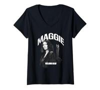 Mujer The Walking Dead Maggie Mono Camiseta Cuello V
