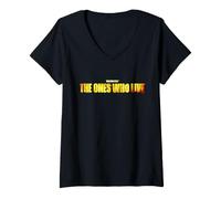 Mujer The Walking Dead - The Ones Who Live Full Color Logo Camiseta Cuello V