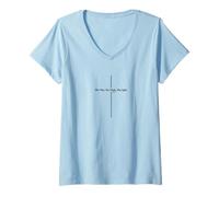 Mujer The Way, la Verdad, la luz Christian Apparel & Home Decor Camiseta Cuello V