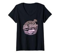 Mujer The Wedge Newport Beach respeta el Pico Surf Camiseta Cuello V