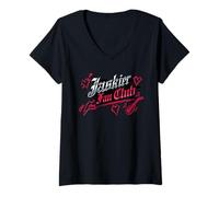 Mujer The Witcher Jaskier Fan Club Oficialmente Autorizado Camiseta Cuello V