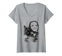 Mujer The Wizard of Oz Dorothy and Toto Camiseta Cuello V