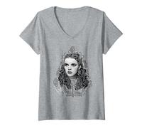Mujer The Wizard of Oz Dorothy Griffiti Camiseta Cuello V