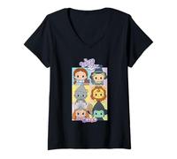 Mujer The Wizard of Oz Gokko Dorothy and Friends, Plus Witch Cubes Camiseta Cuello V