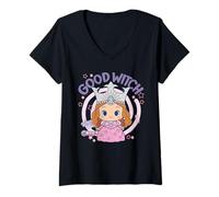 Mujer The Wizard of Oz Gokko Good Witch Camiseta Cuello V