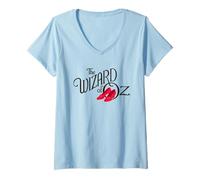 Mujer The Wizard of Oz Vector Logo Camiseta Cuello V