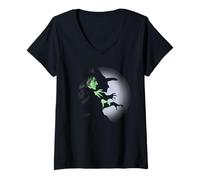 Mujer The Wizard of Oz Wicked Witch Spotlight Camiseta Cuello V