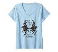 Mujer The Wizard of Oz Winged Monkeys Camiseta Cuello V