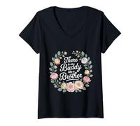 Mujer There Is No Buddy Like A Brother Amor Entre Hermanos - Camiseta Cuello V